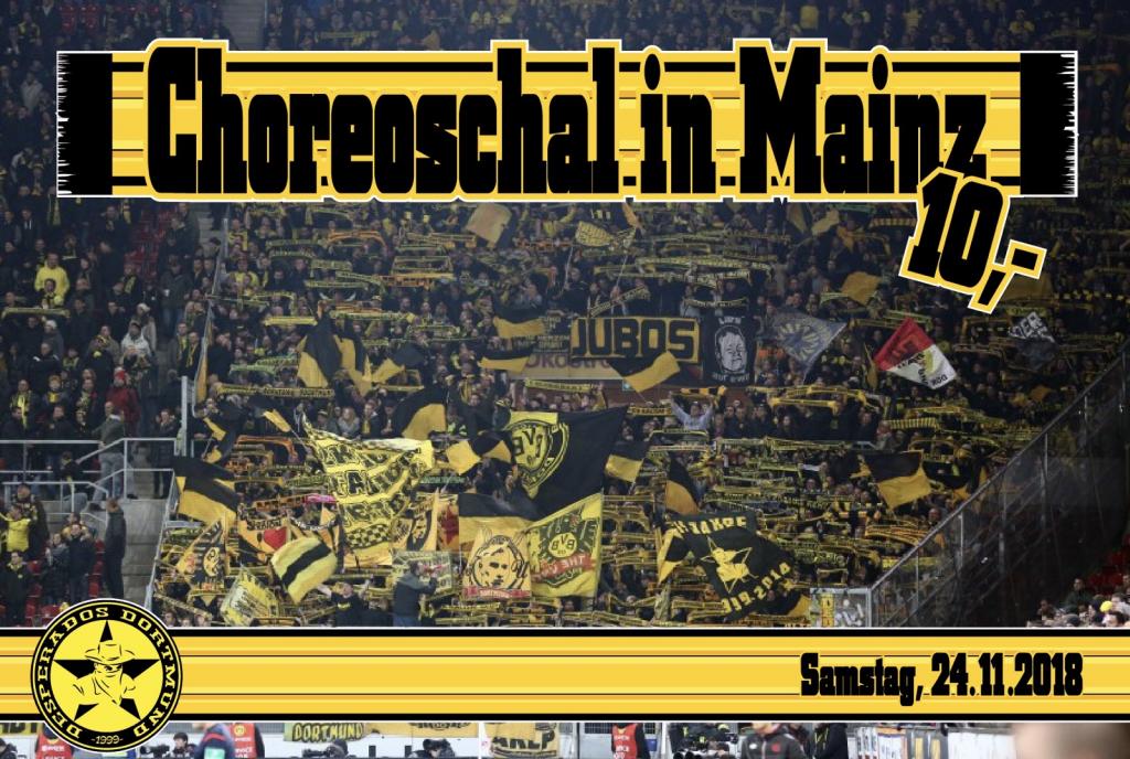Intro mit Choreoschal in Mainz! - Borussia Dortmund | Ankündigung
