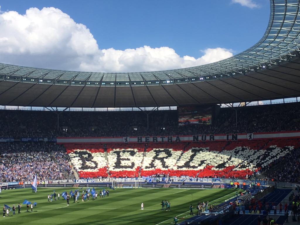 Hertha mit doppelter Choreo gegen Leverkusen! - Hertha BSC | Choreo - Bild 2