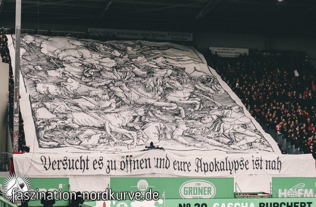 Zweiteilige Nürnberg-Choreo in Fürth - 1. FC Nürnberg e.V. | Choreo - Bild 1