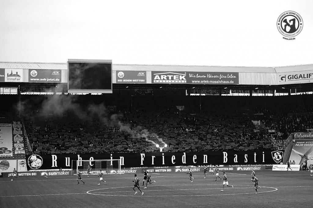 Ruhe in Frieden Basti! - FC Hansa Rostock | Choreo