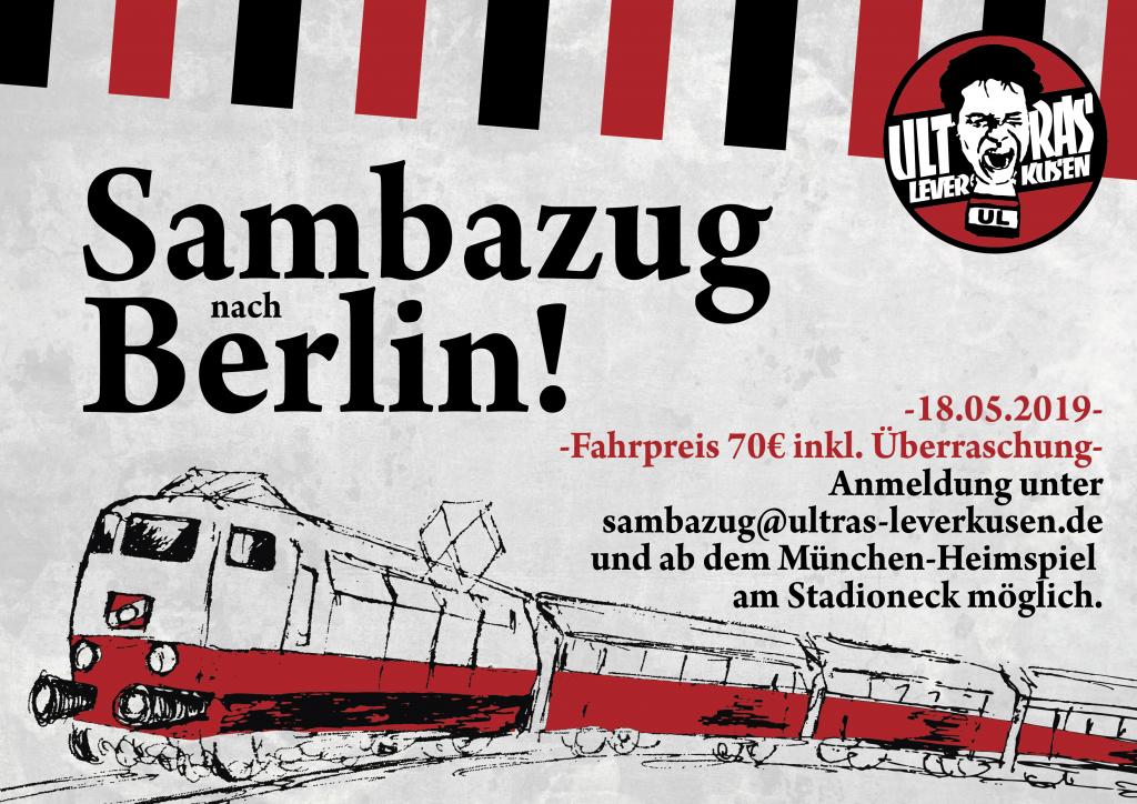 Sambazug nach Berlin! - Bayer 04 Leverkusen | Ankündigung