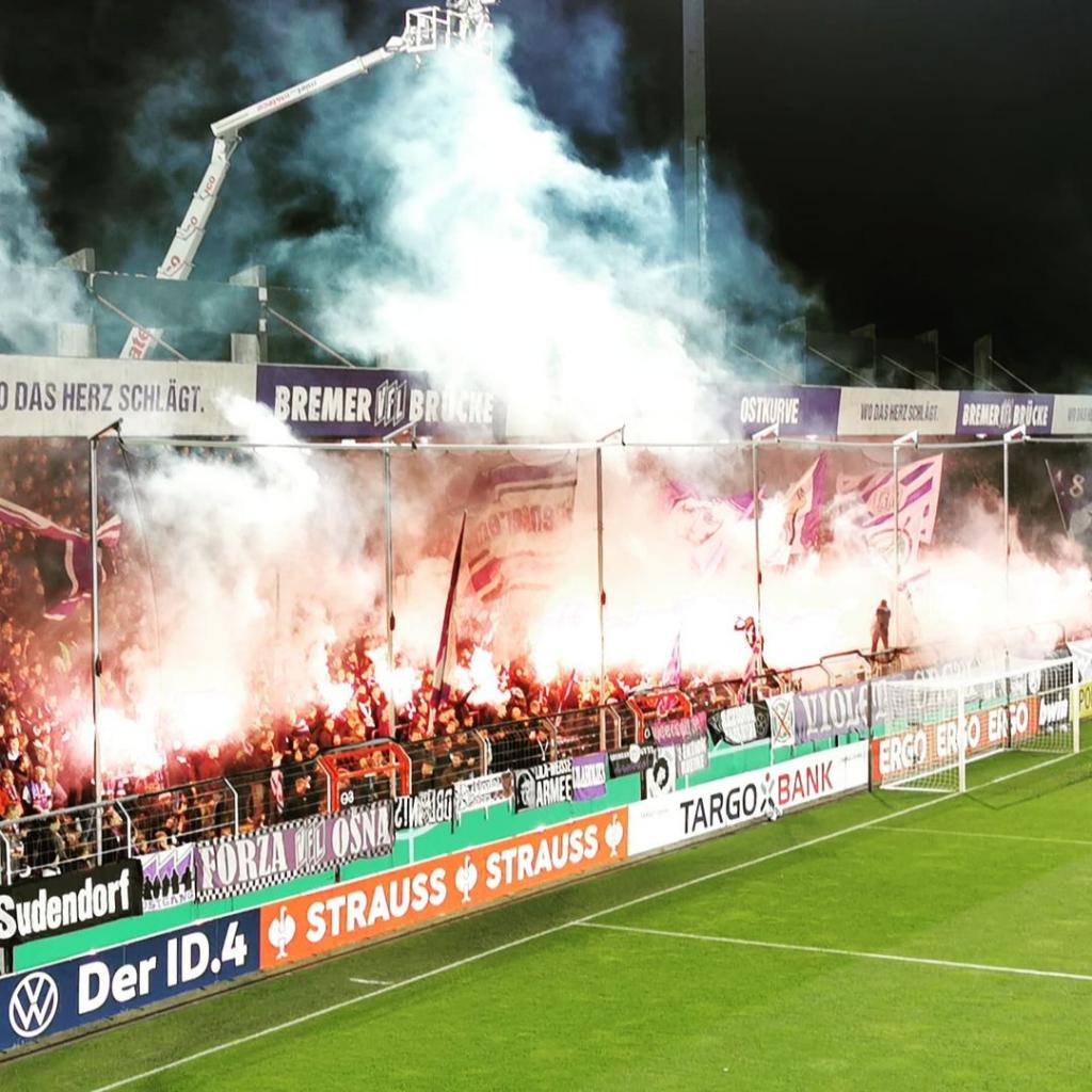 Osnabrück zündet im Pokal gegen Freiburg - VfL Osnabrück | Pyroshow