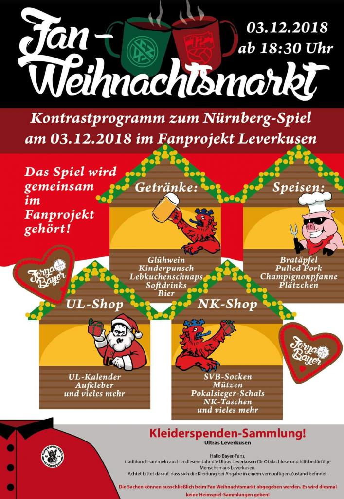 Fan-Weihnachtsmarkt statt Montagsspiel! - Bayer 04 Leverkusen | Ankündigung