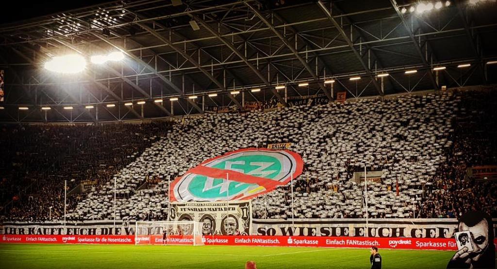 Aktionsspieltag gegen den DFB: Dynamo Dresden - SG Dynamo Dresden e.V. | Choreo
