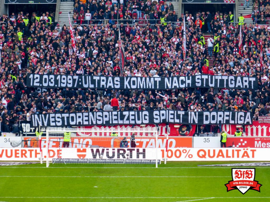 Stuttgart mit Kritik an Hoffenheim und Hopp! - VfB Stuttgart | Spruchband - Bild 1