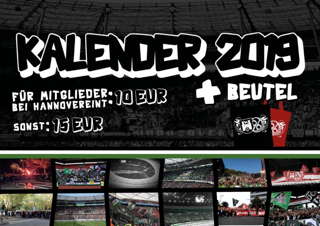Kalender und Beutel! - Hannover 96 | Ankündigung