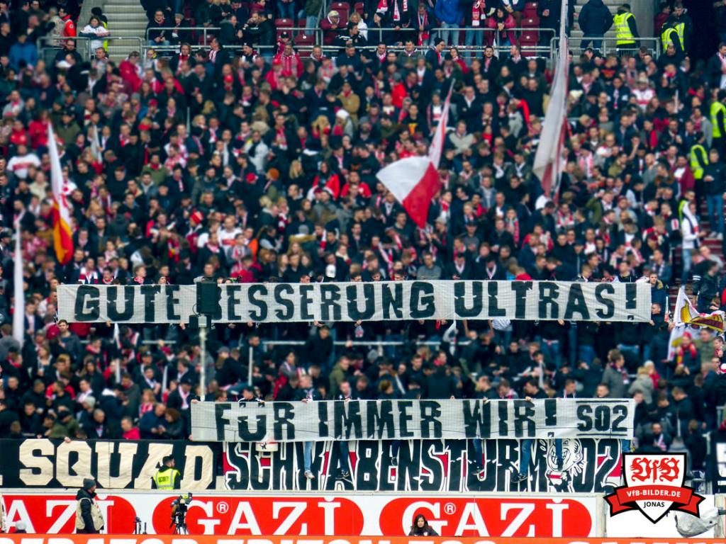 Stuttgart mit Spruchbändern! - VfB Stuttgart | Spruchband - Bild 2