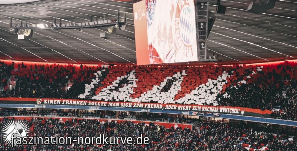 Choreo und Graffiti von Nürnberger Fanszene beim Derby! - 1. FC Nürnberg e.V. | Choreo - Bild 1