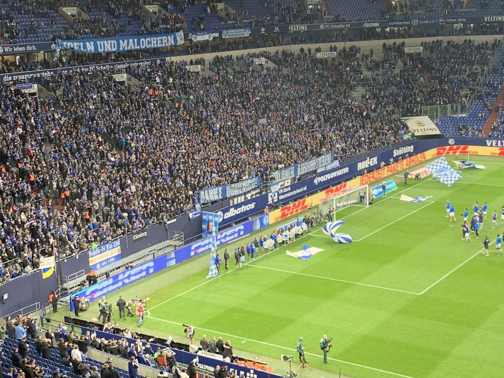 Schalke Fanszene mit Dank an Tedesco und Kritik an der Mannschaft! - FC Schalke 04 e.V. | Spruchband - Bild 1