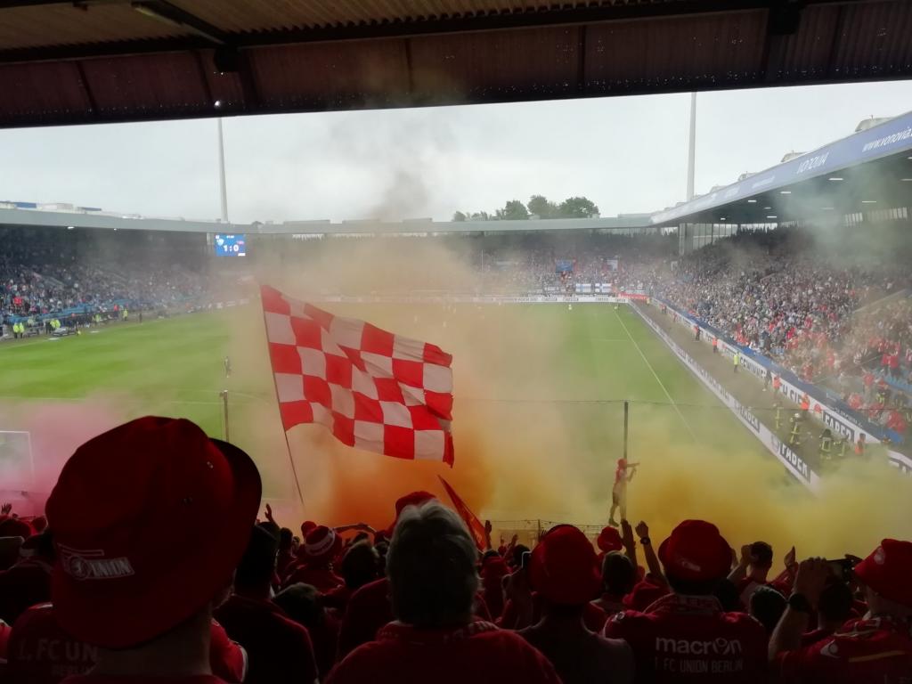 Union Berlin mit Pyro in Bochum! - 1. FC Union Berlin e.V. | Pyroshow - Bild 2