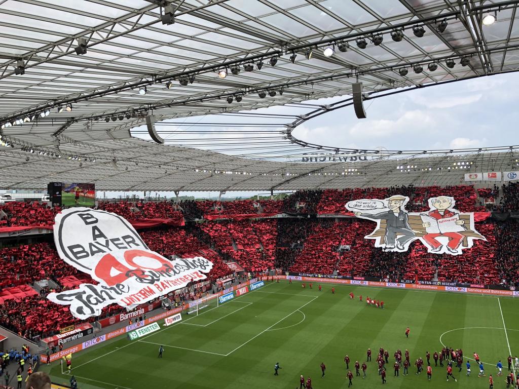 Leverkusen mit Choreo gegen Schalke! - Bayer 04 Leverkusen | Choreo