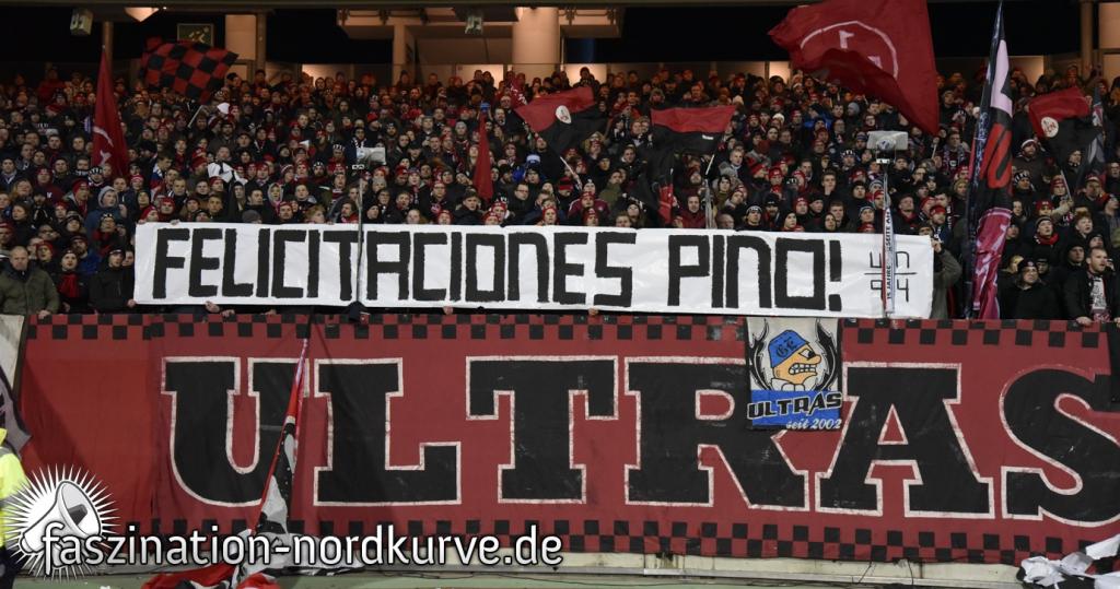 Felicitaciones Pino! - 1. FC Nürnberg e.V. | Spruchband - Bild 2