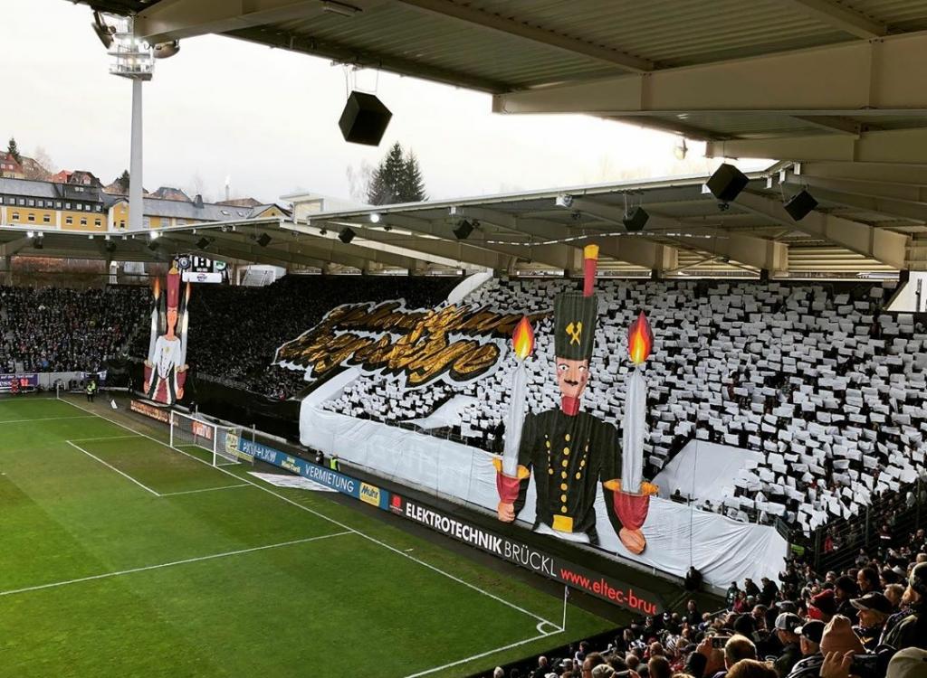 Aue Choreo gegen Fürth - FC Erzgebirge Aue e.V. | Choreo