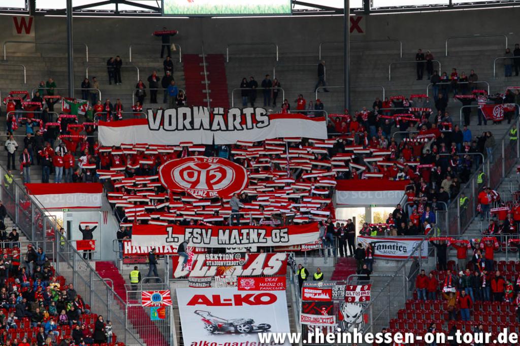 Mainz Choreo in Augsburg - 1. FSV Mainz 05 e.V. | Choreo