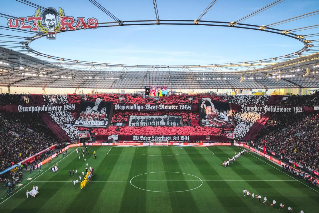 Leverkusen Choreo gegen Dortmund - Bayer 04 Leverkusen | Choreo