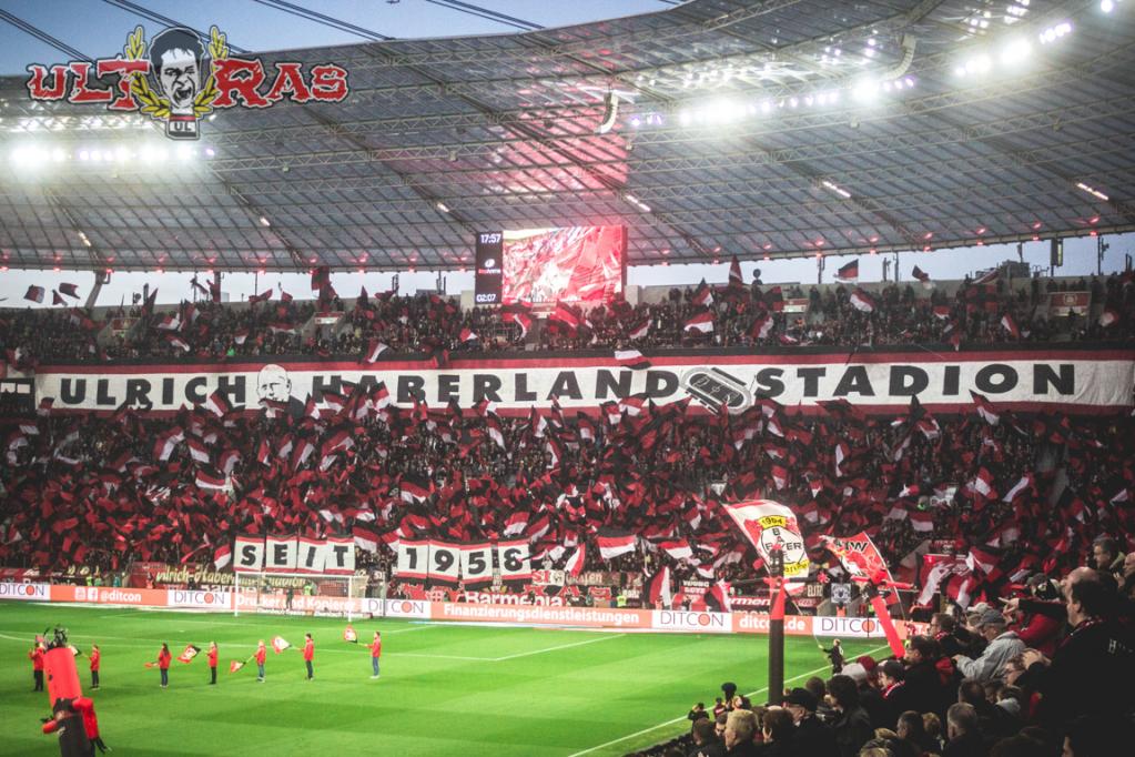 Leverkusen Choreo gegen Düsseldorf - Bayer 04 Leverkusen | Choreo