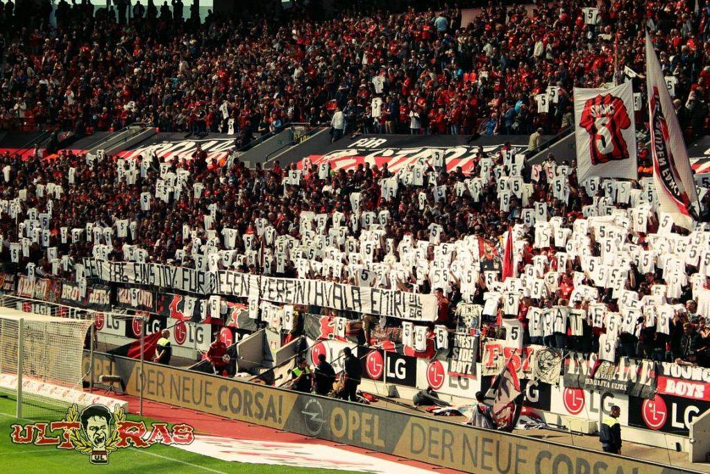 Leverkusen Choreo gegen Hannover - Bayer 04 Leverkusen | Choreo