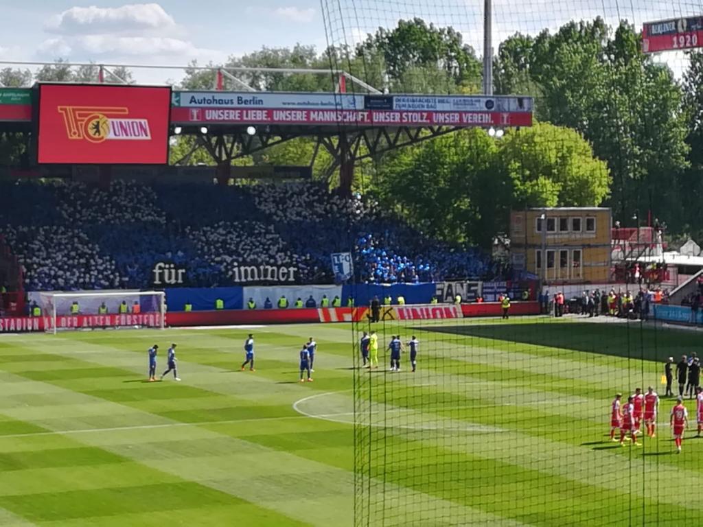 Magdeburg mit Choreo in Berlin! - 1. FC Magdeburg | Choreo - Bild 1