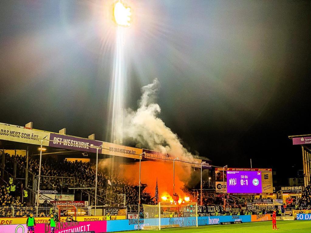 Bielefeld Pyro in Osnabrück - Arminia Bielefeld | Pyroshow