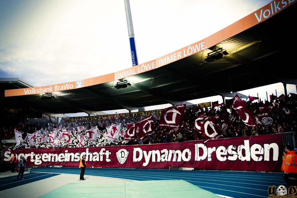 Dynamo Choreo in Braunschweig - SG Dynamo Dresden e.V. | Choreo