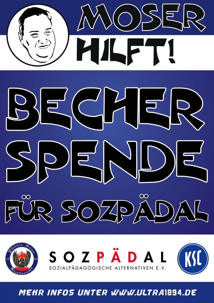 Moser hilft! - Karlsruher SC | Ankündigung