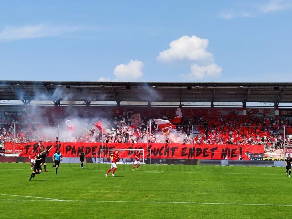Halle zündet zu Hause gegen Meppen - Hallescher FC | Pyroshow