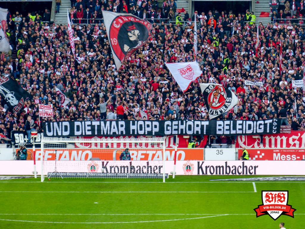 Stuttgart mit Kritik an Hoffenheim und Hopp! - VfB Stuttgart | Spruchband - Bild 3