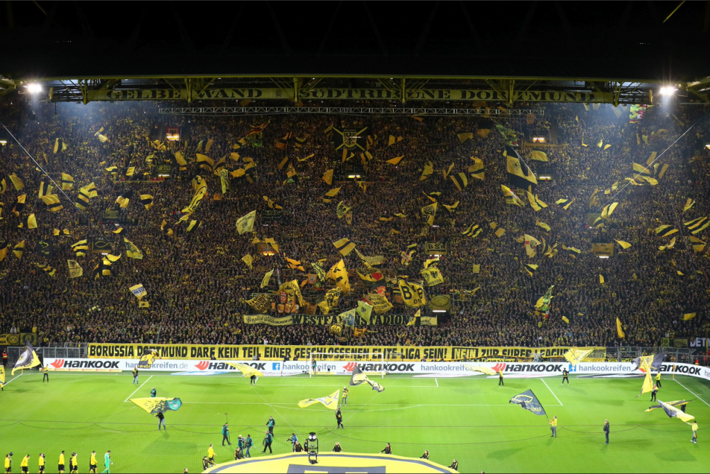 Protest der Südtibüne gegen Super League - Borussia Dortmund | Rückblick