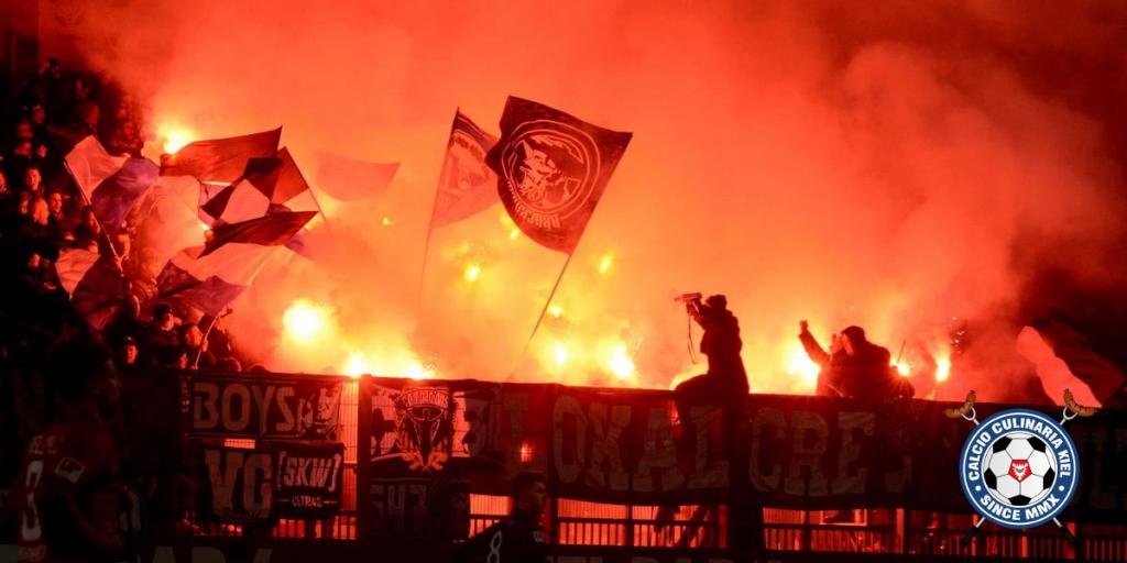 Bielefeld mit Pyroshow in Kiel - Arminia Bielefeld | Pyroshow