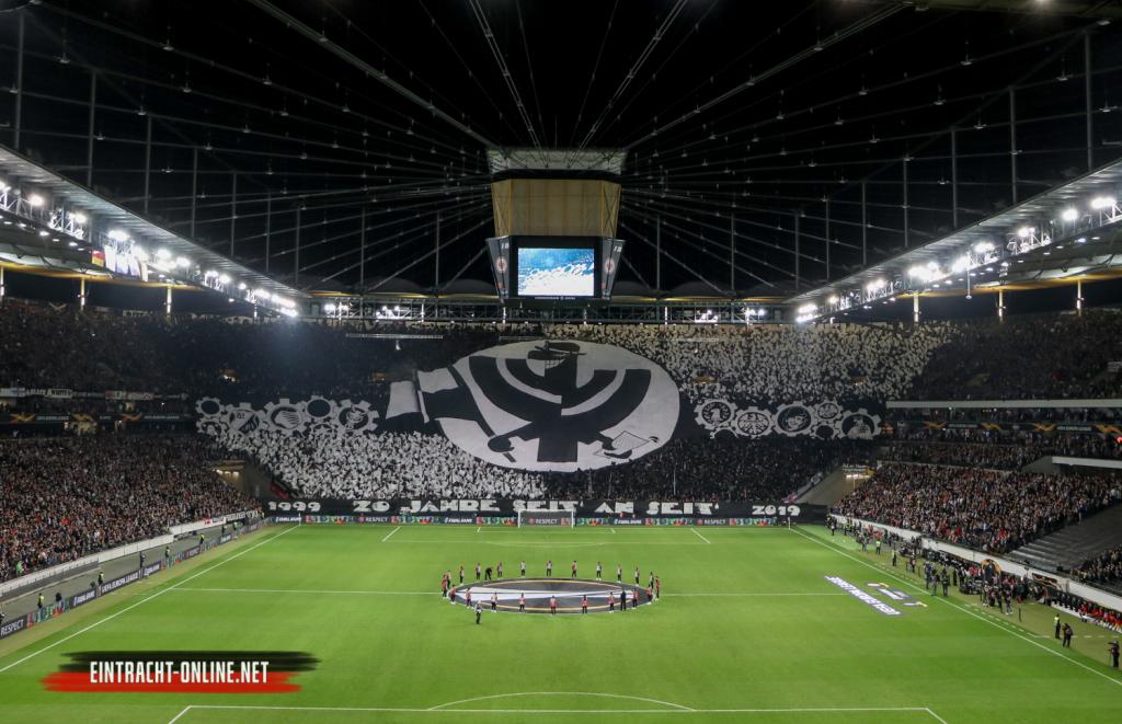 Frankfurt Choreo gegen Standard Lüttich - Eintracht Frankfurt | Choreo
