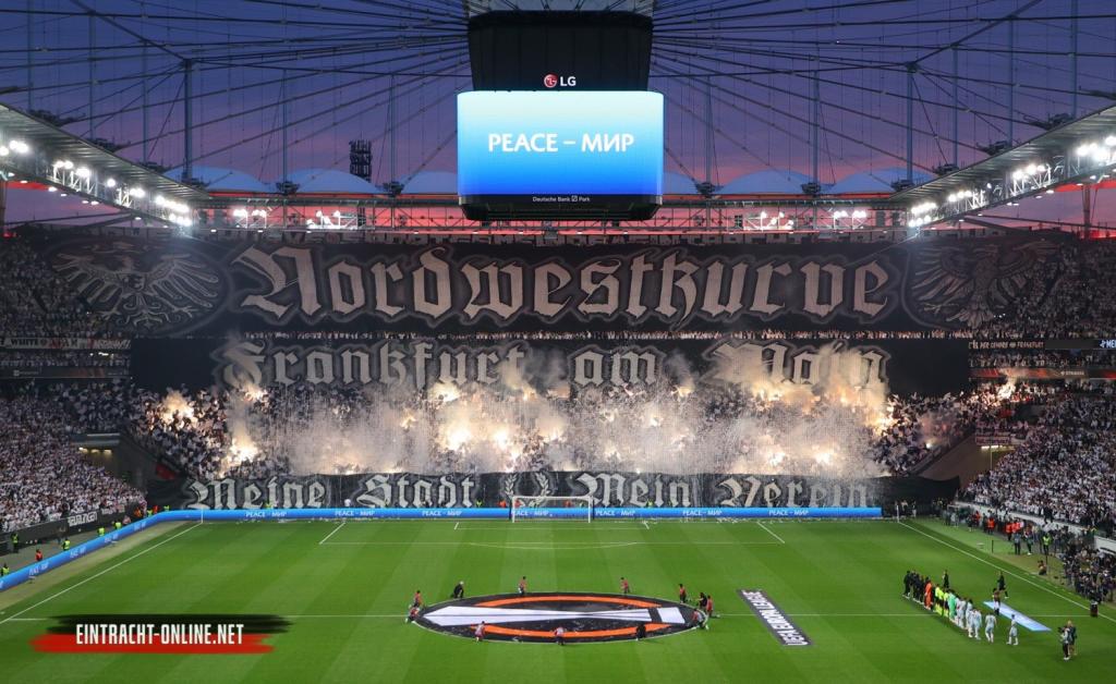 Frankfurt Choreo gegen West Ham - Eintracht Frankfurt | Choreo