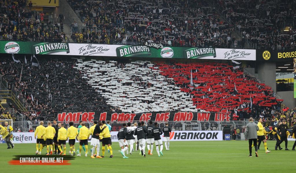 Frankfurt Choreo in Dortmund - Eintracht Frankfurt | Choreo