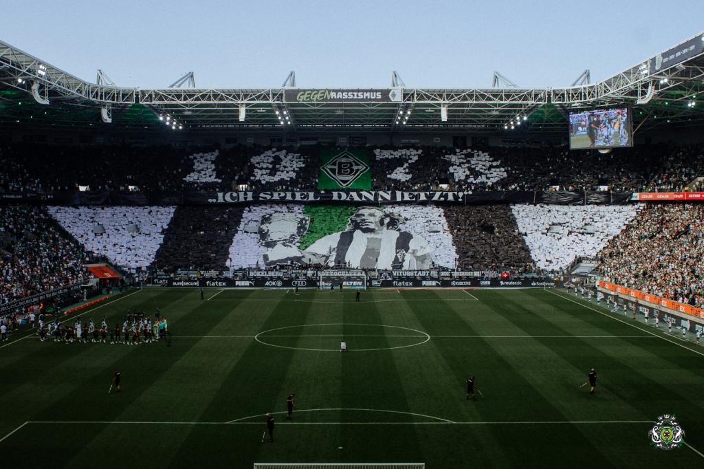 Günter Netzer Choreo gegen Leverkusen - Borussia Mönchengladbach | Choreo