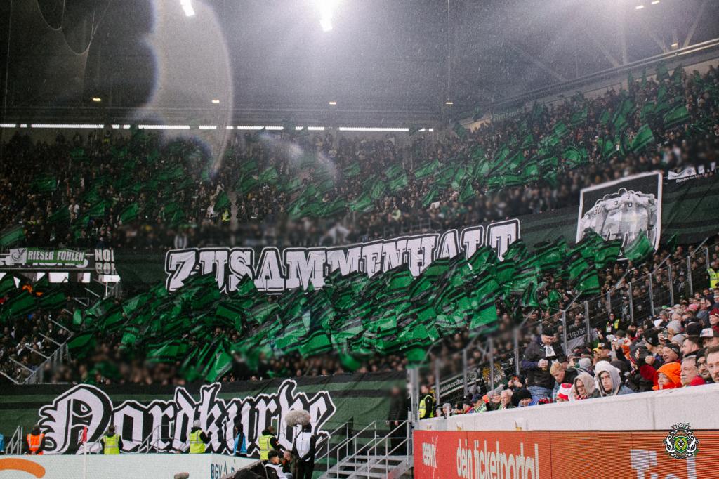 Gladbach Choreo in Freiburg - Borussia Mönchengladbach | Choreo