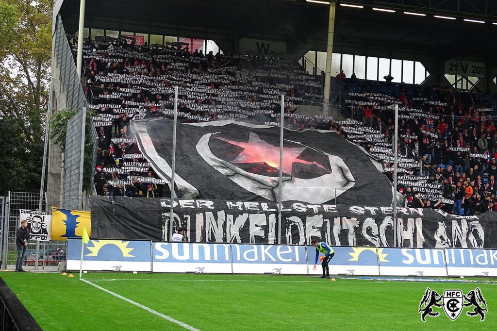 Halle Choreo in Mannheim - Hallescher FC | Choreo