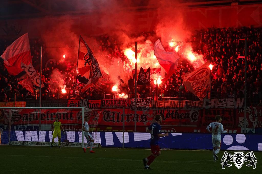 Pyro-Show des Halleschen FC - Hallescher FC | Pyroshow