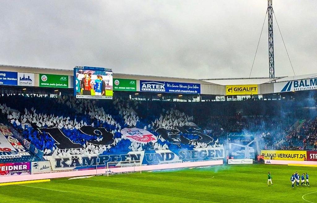 Hansa Choreo gegen Chemnitz - FC Hansa Rostock | Choreo