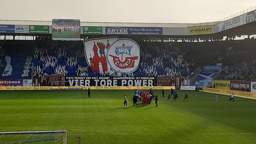Hansa Choreo gegen Unterhaching - FC Hansa Rostock | Choreo