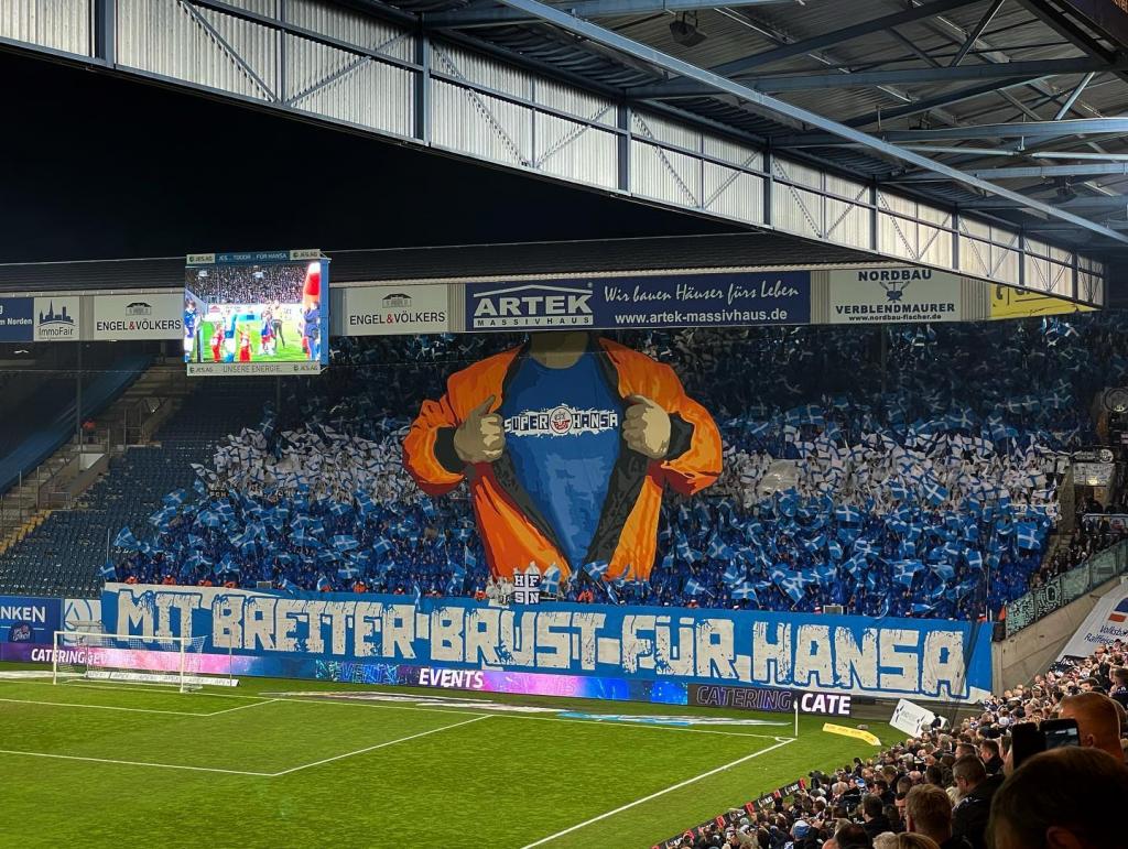 Hansa Choreo gegen Nürnberg - FC Hansa Rostock | Choreo