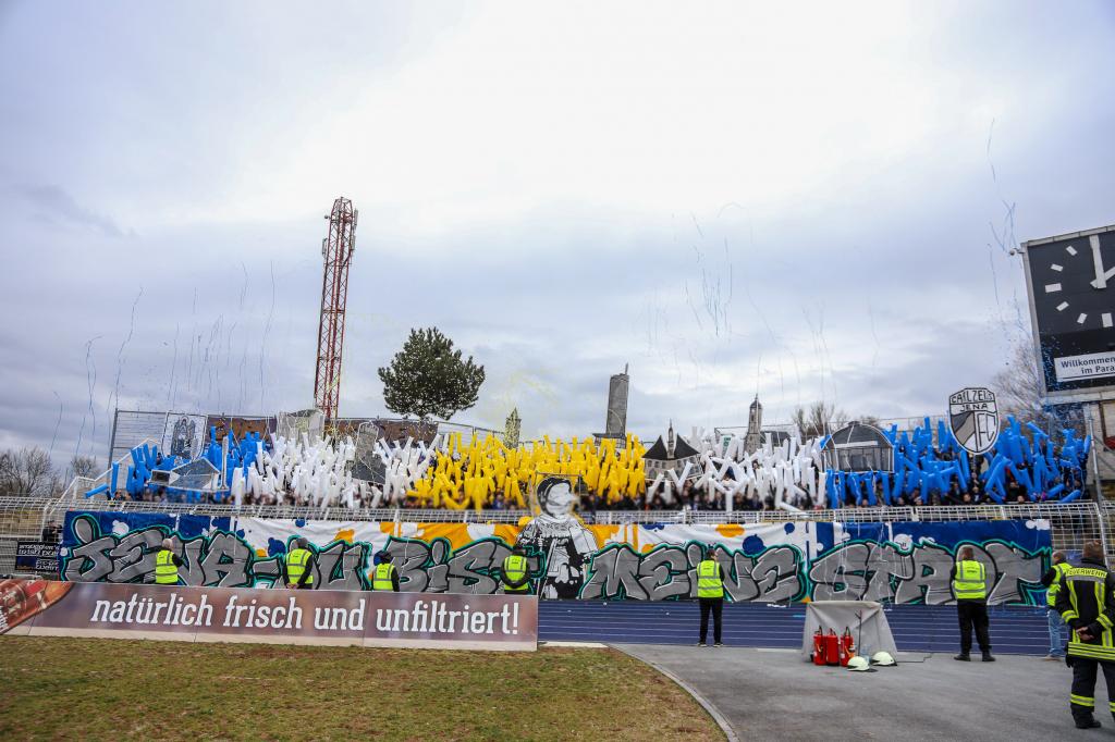 Jena Choreo gegen Braunschweig - FC Carl Zeiss Jena | Choreo