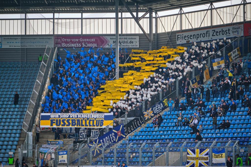 Jena Choreo in Magdeburg - FC Carl Zeiss Jena | Choreo
