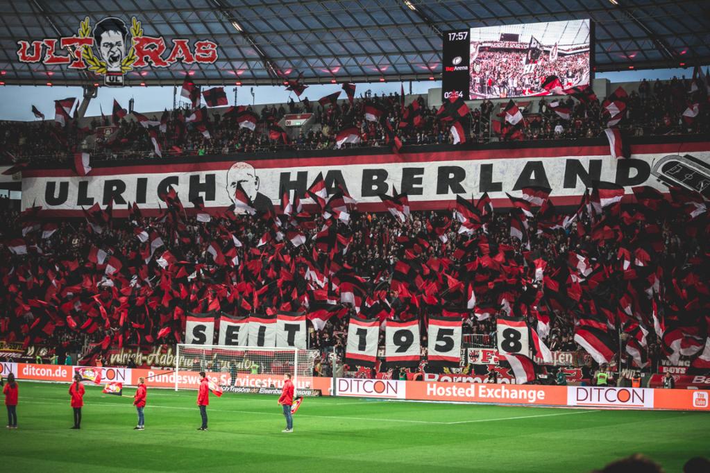 Ulrich-Haberland-Stadion - Choreo in Leverkusen - Bayer 04 Leverkusen | Choreo