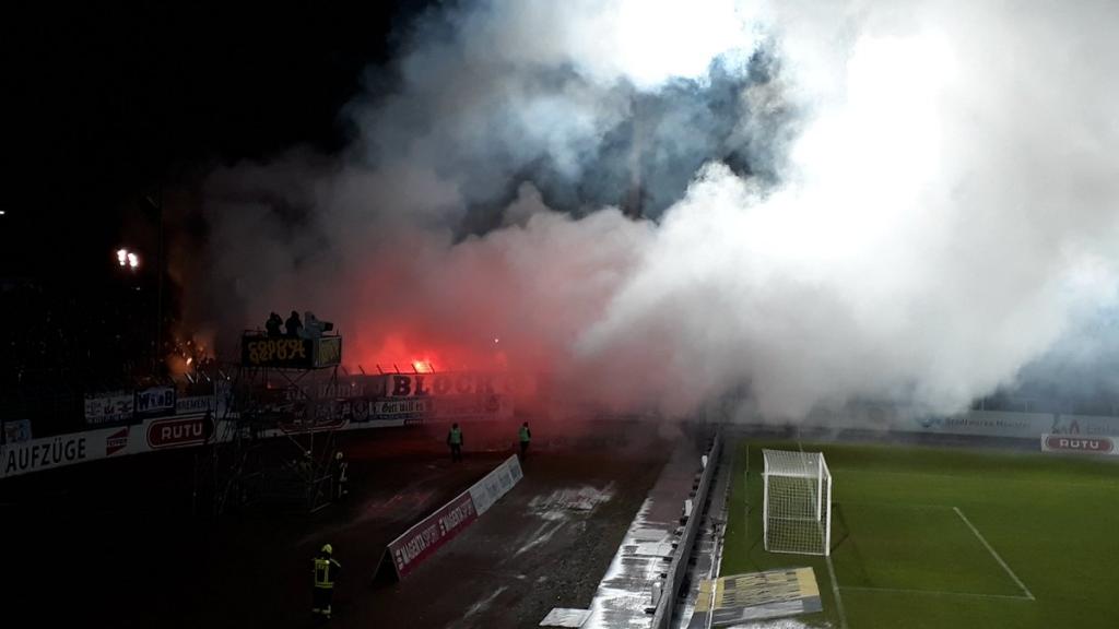 Magdeburg zündet in Münster - 1. FC Magdeburg | Pyroshow