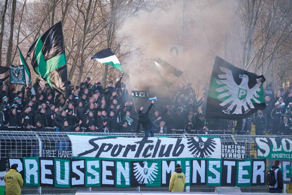Münster zündet in Jena - Preußen Münster | Pyroshow