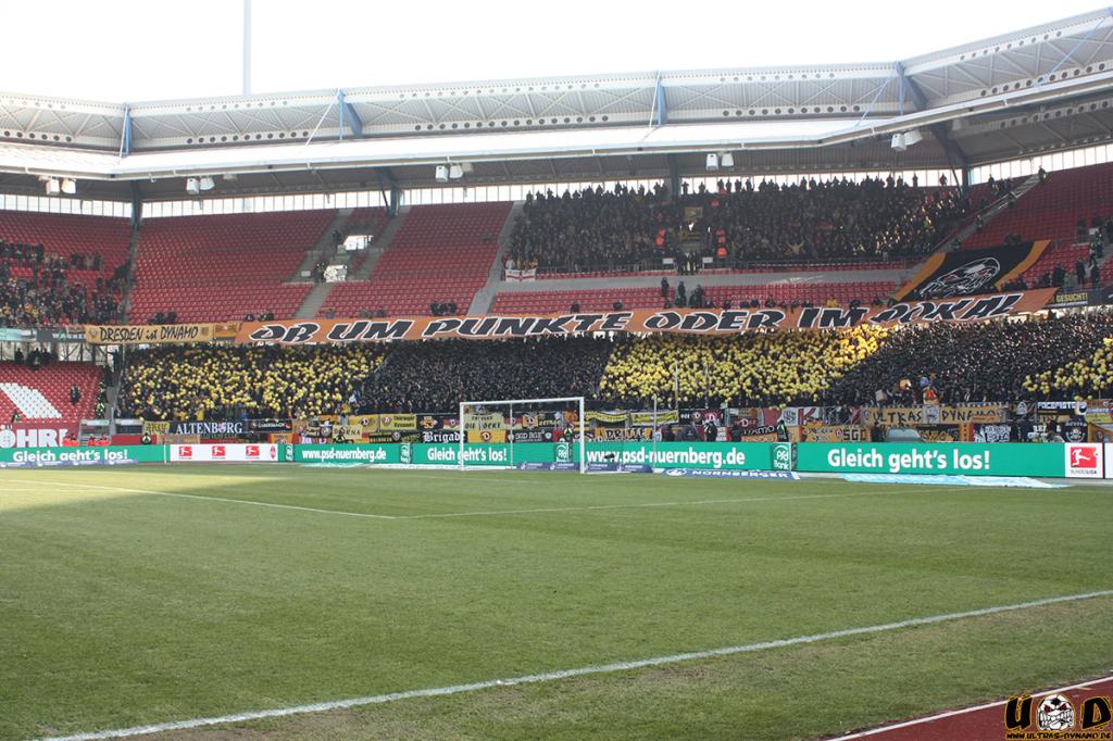 Dynamo Choreo in Nürnberg - SG Dynamo Dresden e.V. | Choreo