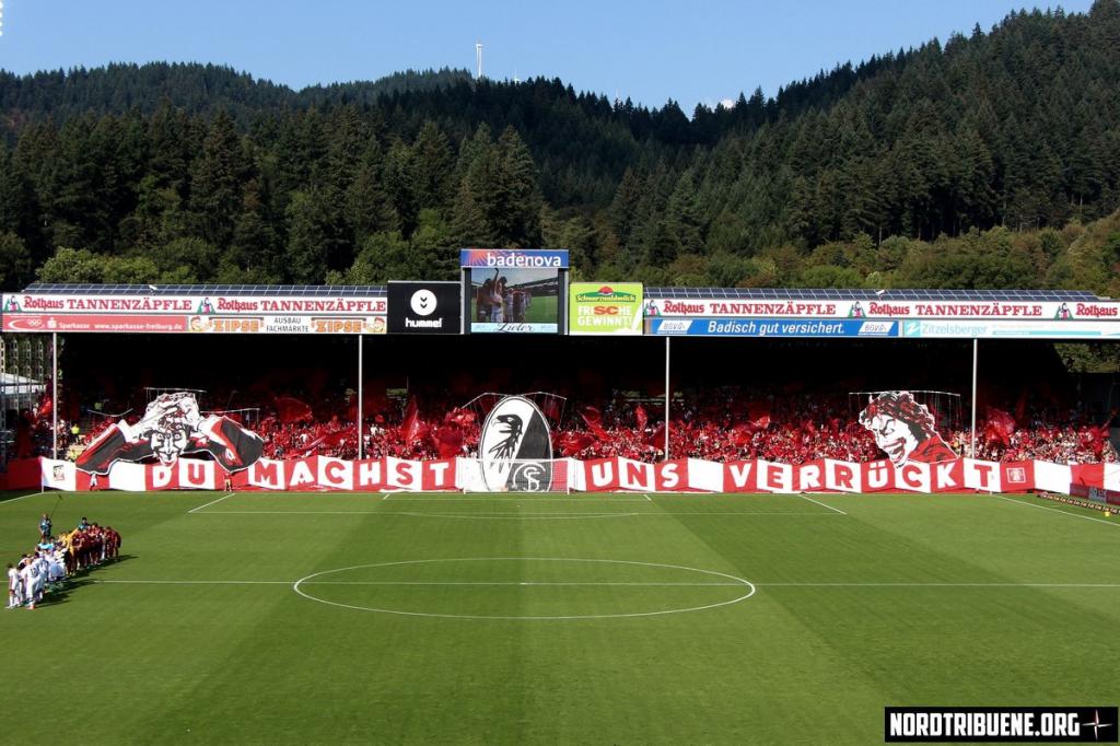 Freiburg Choreo gegen Gladbach - SC Freiburg e.V. | Choreo