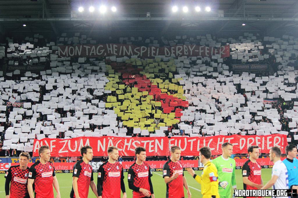 Freiburg Choreo gegen Karlsruhe - SC Freiburg e.V. | Choreo