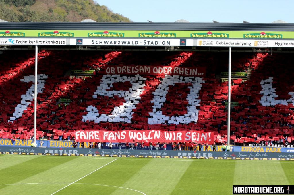 Freiburg Choreo gegen Leverkusen - SC Freiburg e.V. | Choreo