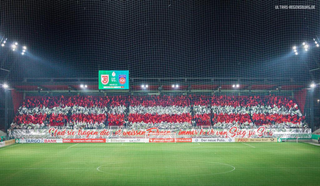 Regensburg Choreo gegen Heidenheim - SSV Jahn Regensburg | Choreo