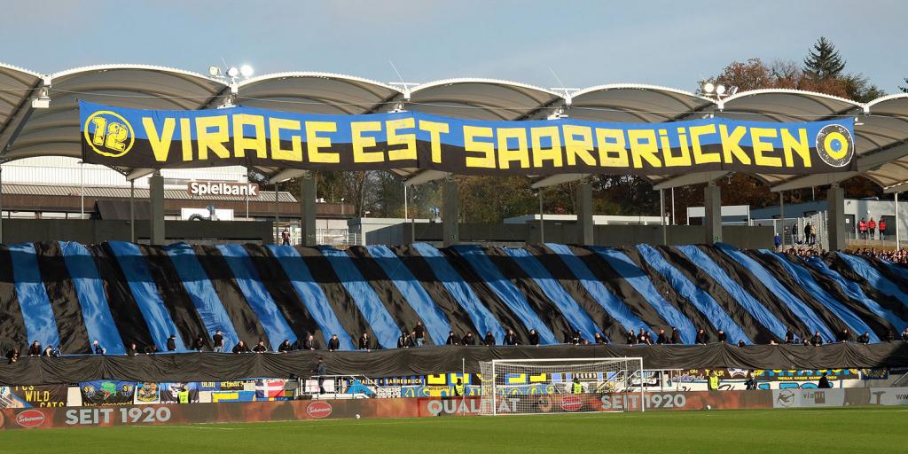 Saarbrücken Choreo gegen Kaiserslautern - 1. FC Saarbrücken e.V. | Choreo
